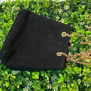 Elegant Black Mini Bag with Gold Chain